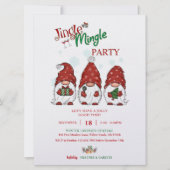 休日格言クリスマスパーティー 招待状 (正面)