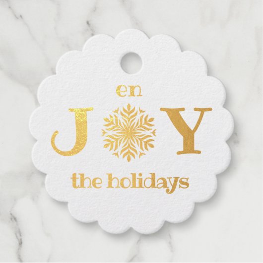 休日楽しむ雪 フェイバータグ (正面)