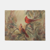 休日深紅色 ドアマット (正面)