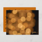 休日灯ギフト券 ポストカード (正面/裏面)