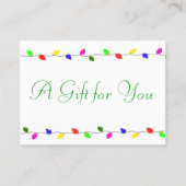 休日灯企業の券事業 割引カード (正面)