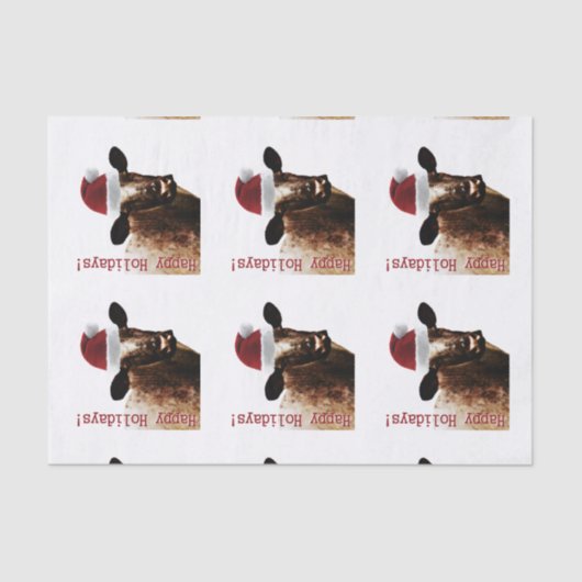 休日牛ティッシュペーパー 薄葉紙 (正面)