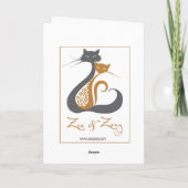 休日猫の挨拶状 シーズンカード (裏面)