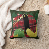 休日猫 クッション (ブランケット)