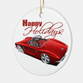 休日筋肉車 セラミックオーナメント (左)