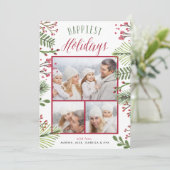 休日紅葉 |フォトコラージュカード シーズンカード (スタンド正面)