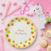 休日紅葉 ペーパープレート (パーティー)