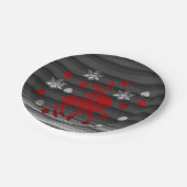 休日紙プレートフェスティバルトナカイパーティープレート ペーパープレート (アングル)