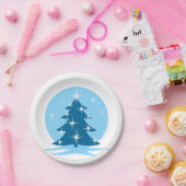 休日紙プレートフェスティバルトナカイパーティープレート ペーパープレート (パーティー)