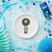 休日紙プレート ペーパープレート (パーティー)