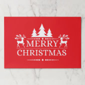 休日紙ランチョンマット ペーパーパッド (正面)