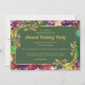 休日紙吹雪パーティの招待状 招待状 (正面)