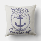 休日航海の | Seas 'n Greetings クッション (裏面)