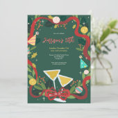 休日誕生祝い招待状 招待状 (スタンド正面)