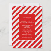 休日赤と白昼食会 案内状 (正面)