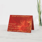 休日開花 シーズンカード (裏面)