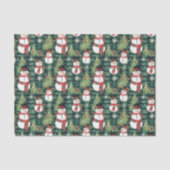 休日雪だるまティッシュペーパーティッシュペーパー 薄葉紙 (正面)