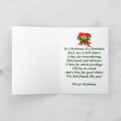 休日雪だるま シーズンカード (内部)