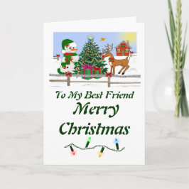 休日雪だるま シーズンカード