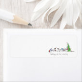 休日雪だるま ラベル (インサイチュ)