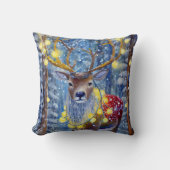 休日飾のトナカイ クッション (正面)