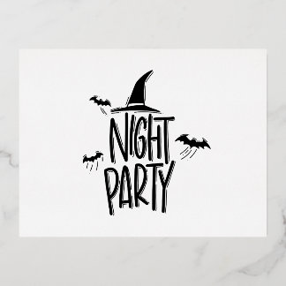 休日魅力的招待状のフェスティバル収集 箔招待状ポストカード