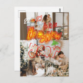 休日3の写真 |モダン新年の木の輝き ポストカード (正面/裏面)