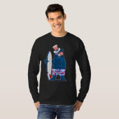 休日365サーフベア7月の4thアメリカ国旗Su Tシャツ (正面フル)