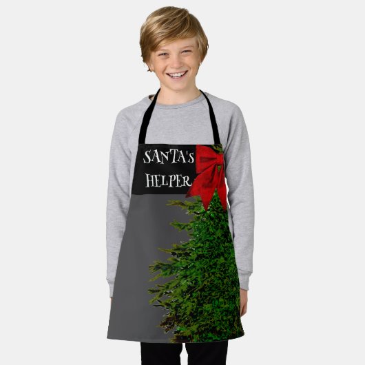 休日 エプロン (着用した状態)