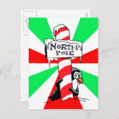 休日 |クリスマスグリーティングカード シーズンポストカード (正面/裏面)