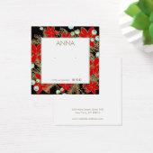 休日,クリスマススタッドイヤリングディスプレイカード (デスク)