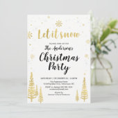 休日/クリスマスパーティの招待状カード 招待状 (スタンド正面)