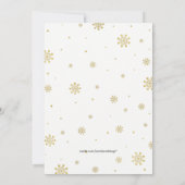 休日/クリスマスパーティの招待状カード 招待状 (裏面)