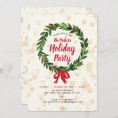休日/クリスマスパーティの招待状カード 招待状 (正面/裏面)