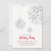 休日/クリスマスパーティの招待状カード 招待状 (正面)