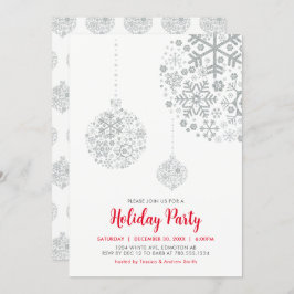 休日/クリスマスパーティの招待状カード 招待状