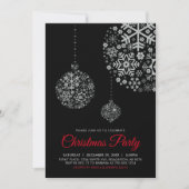 休日/クリスマスパーティの招待状カード 招待状 (正面)