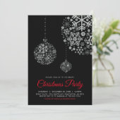 休日/クリスマスパーティの招待状カード 招待状 (スタンド正面)