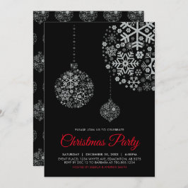 休日/クリスマスパーティの招待状カード 招待状