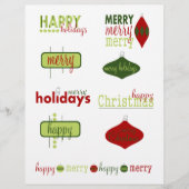 休日/クリスマス文字 (正面)