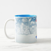 休日|ゴッドジュルニッセウッドランドスノーレッド ツートーンマグカップ (左)