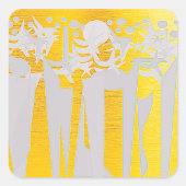 休日 スクエアシール (正面)