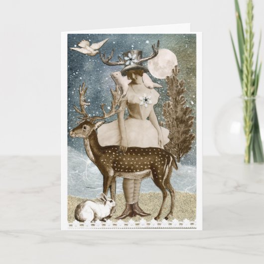 休日(フレンド付き)至挨拶 シーズンカード (正面)