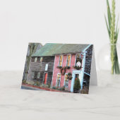 休日-プリマス、MAのリチャードのすずめの家 カード (正面)