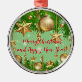 休日 メタルオーナメント