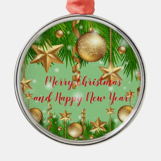 休日 メタルオーナメント (正面)