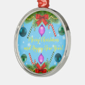 休日 メタルオーナメント (左)