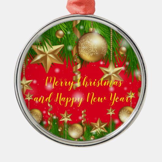 休日 メタルオーナメント (正面)