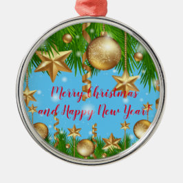 休日 メタルオーナメント