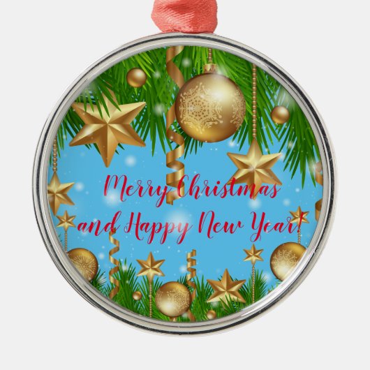 休日 メタルオーナメント (正面)